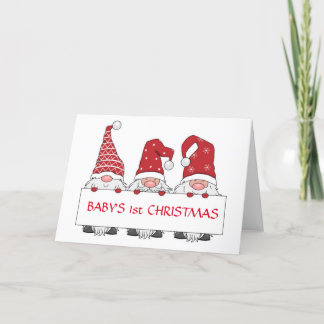 KERSTFEEST VOOR DE BABY KAART