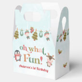 Kerstfeest voor de winter bedankdoosjes (Geopend)