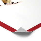 Kerstfeest voor dieren boerderijen folkhonden poster (Hoek)