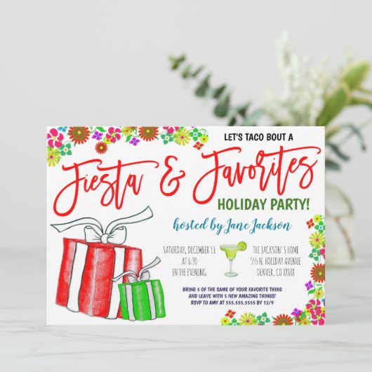 Kerstfeest voor favoriete dingen kaart (Staand voorkant)