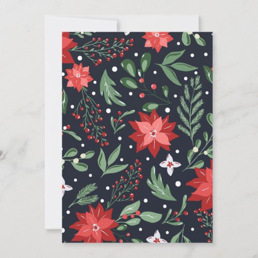 Kerstfeest voor favoriete Waterverf Kaart (Achterkant)