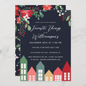 Kerstfeest voor favoriete Waterverf Kaart (Voorkant / Achterkant)