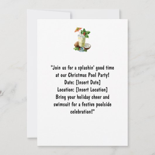 Kerstfeest voor kattenliefhebbers kaart (Achterkant)