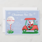 Kerstfeest voor kerstfeest met Golf Cart Kaart (Voorkant)