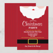 Kerstfeest voor kerstfeestdagen in Santa Merry Kaart (Voorkant / Achterkant)