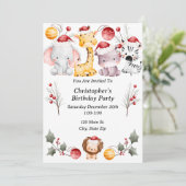 Kerstfeest voor kinderen kaart (Staand voorkant)