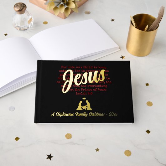 KERSTFEEST voor ons Gastenboek (Voorkant open)