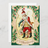  kerstfeest voor u (1910) feestdagenkaart (Voorkant / Achterkant)