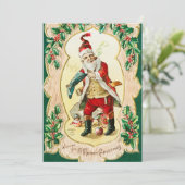  kerstfeest voor u (1910) feestdagenkaart (Staand voorkant)