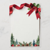 Kerstfeest voor Werknemers Kaart (Achterkant)