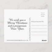 KERSTFEEST Vrede Briefkaart (Achterkant)