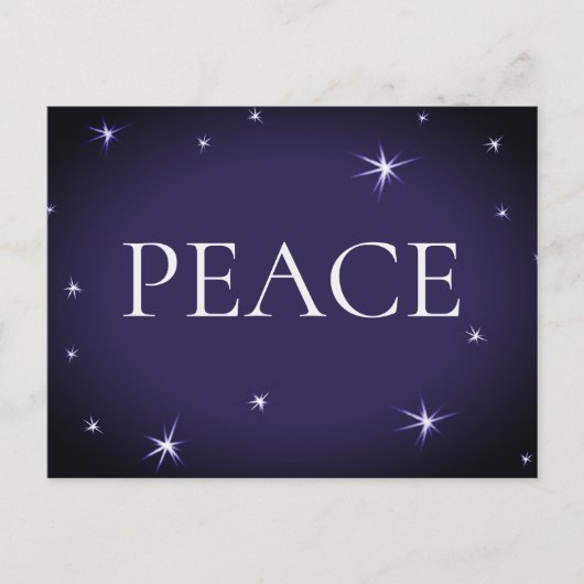 KERSTFEEST Vrede Briefkaart (Voorkant)