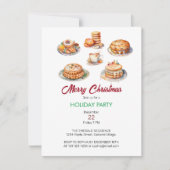 Kerstfeest Waterverf Kaart (Voorkant)