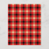 Kerstfeest Waterverf Truck Budget Flyer (Achterkant)