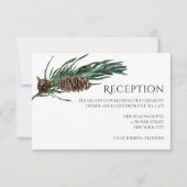 kerstfeest | Waterverf Winter Reception Kaart (Voorkant)