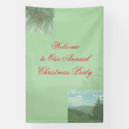 Kerstfeest Welkomstbord Spandoek