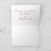 Kerstfeest Wenskaart/Joy aan de wereld Feestdagen Kaart (Binnen)