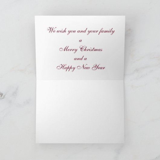 Kerstfeest Wenskaart/Joy aan de wereld Feestdagen Kaart (Binnen)