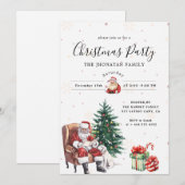 Kerstfeest Winter Botanisch Kaart (Voorkant / Achterkant)