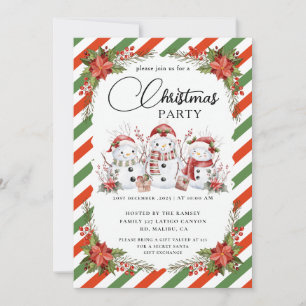 Kerstfeest Winter Botanisch Kaart