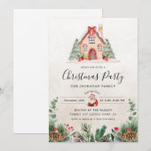 Kerstfeest Winter Botanisch Kaart (Voorkant / Achterkant)