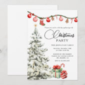 Kerstfeest Winter Botanisch Kaart (Voorkant / Achterkant)