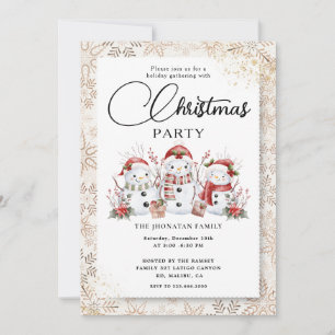 Kerstfeest Winter Botanisch Kaart