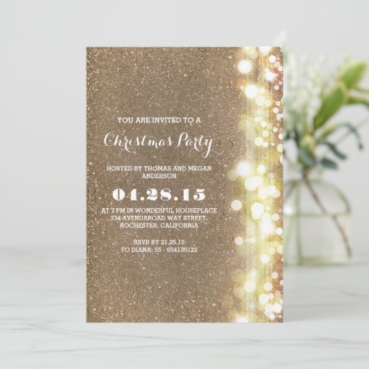 kerstfeest winter kaart (Staand voorkant)