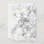 Kerstfeest Winter Wonderland Rode Ornamenten Kaart (Achterkant)