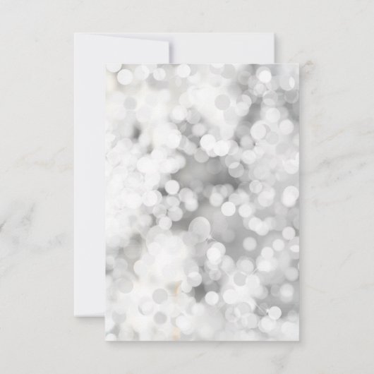 KERSTFEEST Winter Wonderland Sneeuw 3"x5" Kaart (Achterkant)