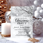 KERSTFEEST Winter Wonderland Sneeuw 3"x5" Kaart<br><div class="desc">MAAT: 3x5" - Andere maten beschikbaar Gepersonaliseerde moderne Winter Wonderland Christmas Party uitnodigingen in zwart-witte kleuren. Achtergrond in twinkle lichten en sneeuw, sneeuwvlokken en boomtak. Bewerkbare sjabloon - voeg eenvoudig jouw tekst toe. Alle tekst kan worden gewijzigd lettertype, kleur en grootte. Perfect voor thuisfeest, kantoor-feest, feestdagen, feestdagen of een andere...</div>