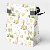 Kerstfeest Wit & Goud Elegante Luxe Bedankdoosjes (Achterkant)