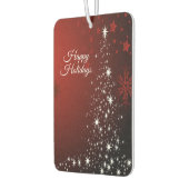 Kerstfeest Witte sterren Boom Rode sneeuwvlokken Luchtverfrisser (Links)