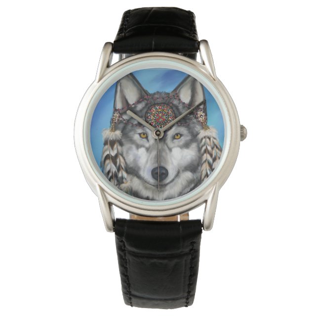 KERSTFEEST WOLF HORLOGE (Voorkant)
