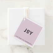 kerstfeest | Zachte Lila Paarse minima Bedankjes Labels (In situ)