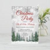 Kerstfeest Zilver Winter Wonderland Kaart (Staand voorkant)