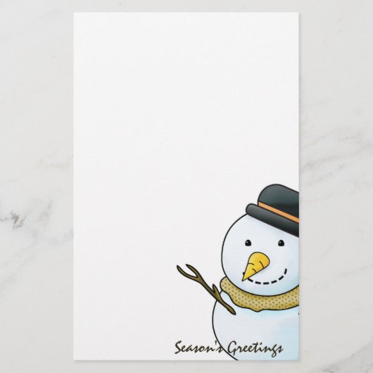 kerstfeestartikelen briefpapier (Voorkant)