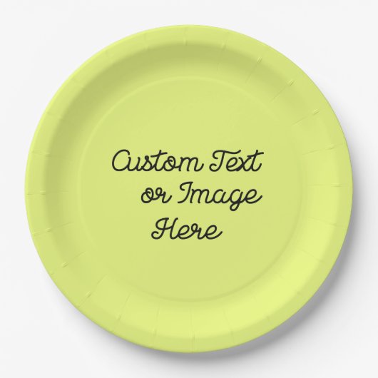 kerstfeestartikelen; Creëer uw eigen  Papieren Bordje (Voorkant)