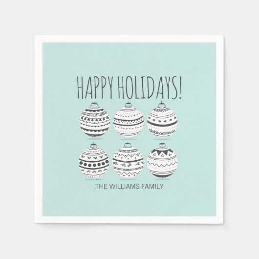 kerstfeestartikelen Napkin Servet (Voorkant)