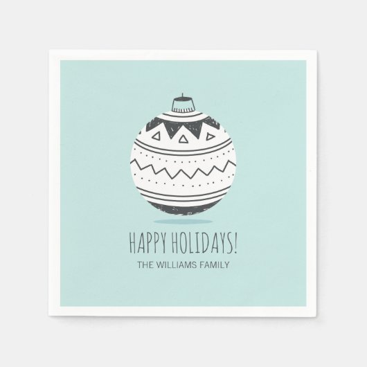 kerstfeestartikelen Napkin Servet (Voorkant)