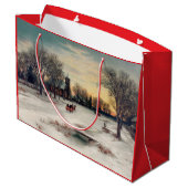KERSTFEESTAVOND (1885) VAN W.C. BAUER GIFT BAG GROOT CADEAUZAKJE (Achterkant Gekanteld)