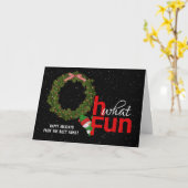 kerstfeestbegroeten kaart (Gele Bloem)