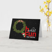 kerstfeestbegroeten kaart (Gele Bloem)