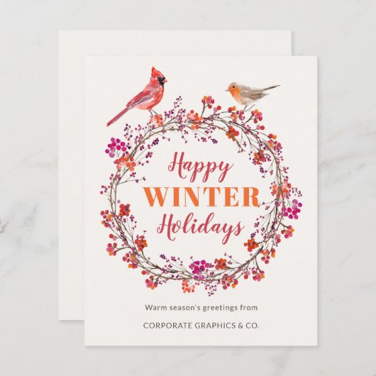 kerstfeestbegroeten met kerstmis (Voorkant / Achterkant)