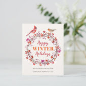 kerstfeestbegroeten met kerstmis (Staand voorkant)