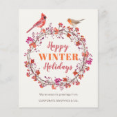 kerstfeestbegroeten met kerstmis (Voorkant)