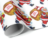 kerstfeestbekertje met kerstfeest cadeaupapier (Rol Hoek)