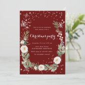 kerstfeestblaasjes kaart (Staand voorkant)