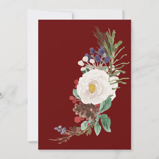 kerstfeestblaasjes kaart (Achterkant)