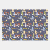 kerstfeestboeken inpakpapier vel (Voorkant)